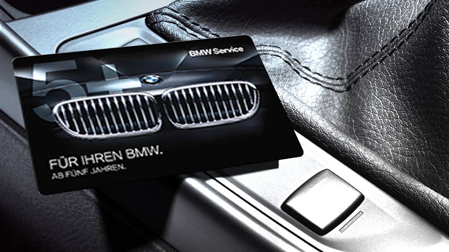 BMW 5  Kundenkarte, BMW 5 Plus Karte, Kundenkarte