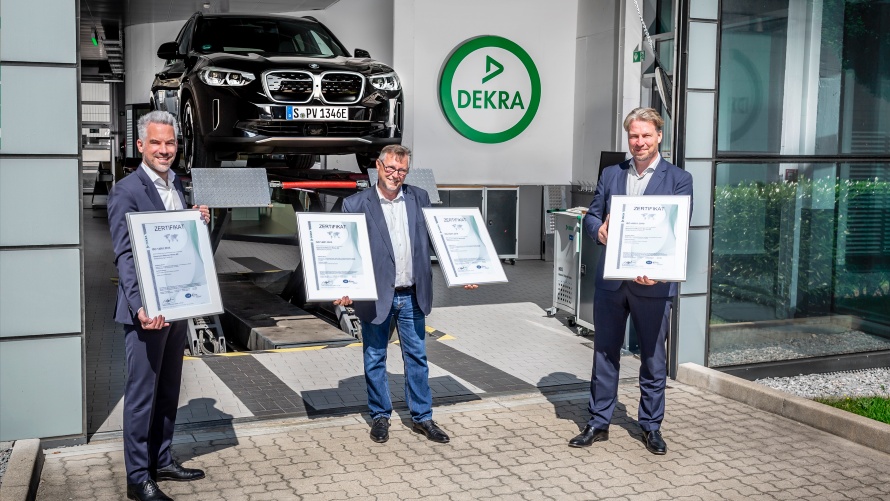 BMW Niederlassungen, Zertifizierung, BMW Group Zertifikate, DEKRA